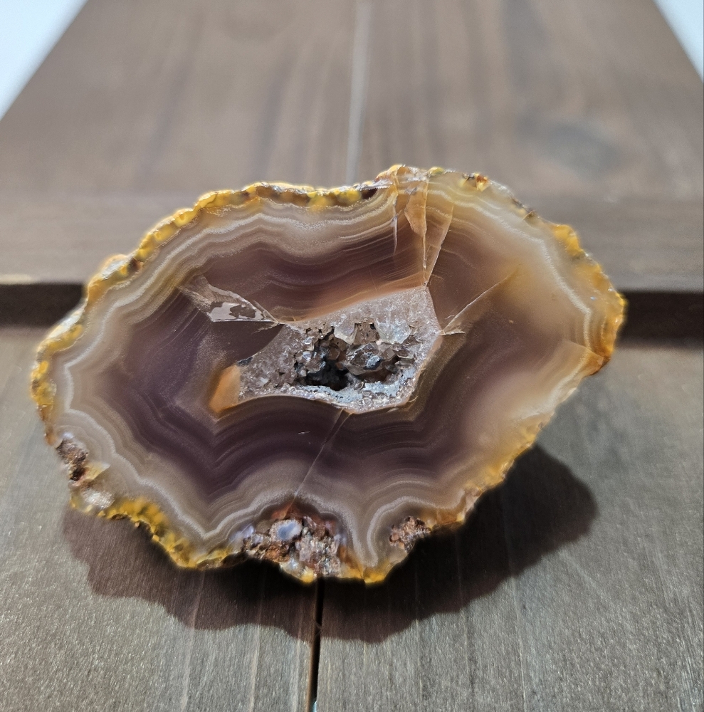Coyamito Purple Lace Crystal Agate Laguna Mexico - Picture 4 of 14